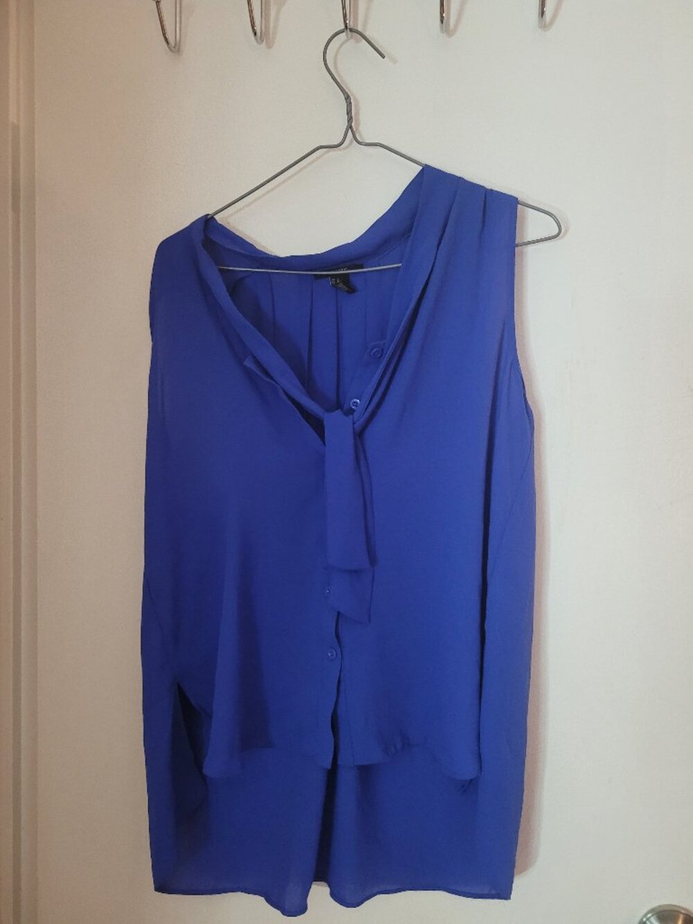 Blue Sleeveless Top